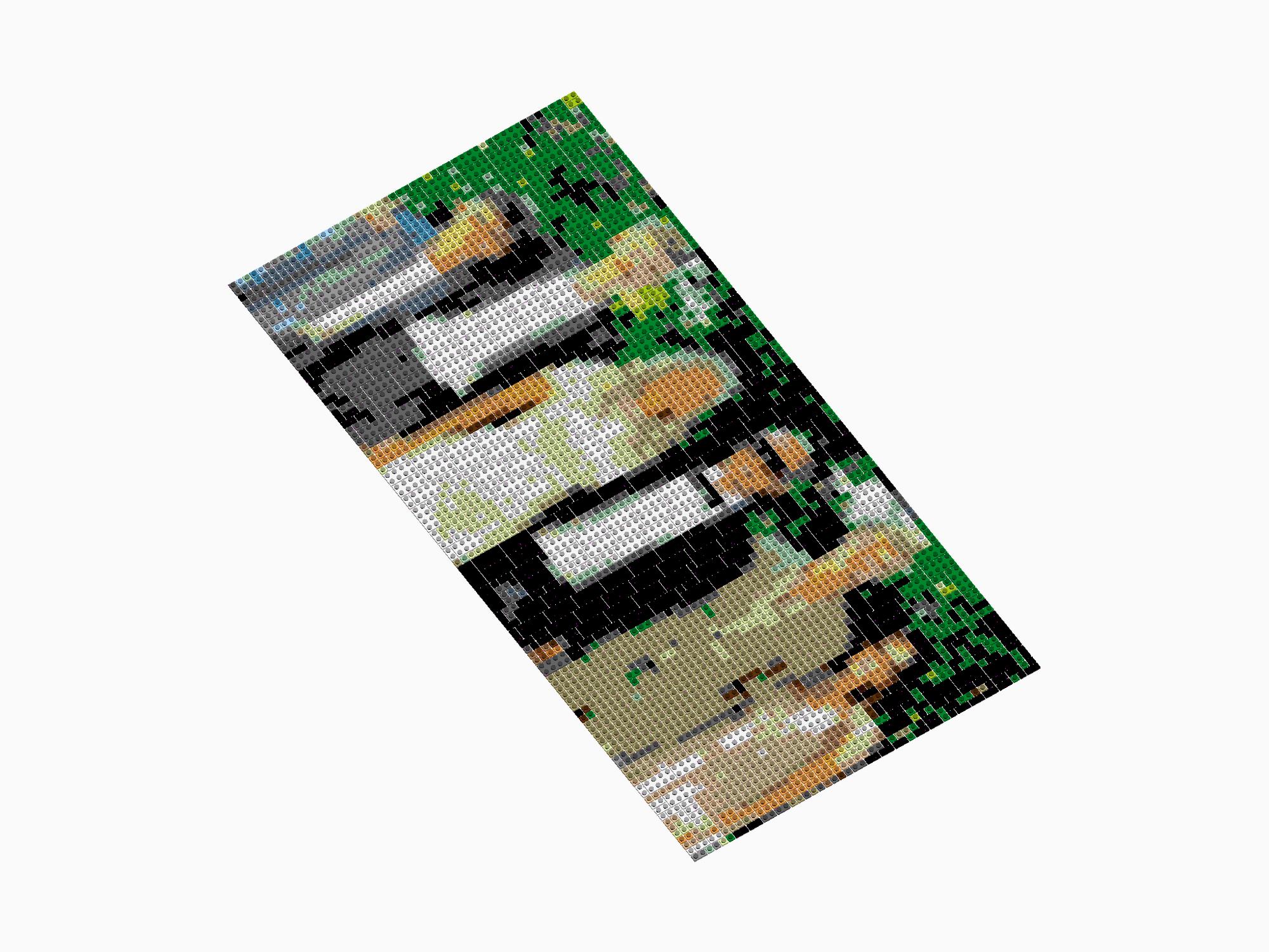 Custom Brick Mosaic