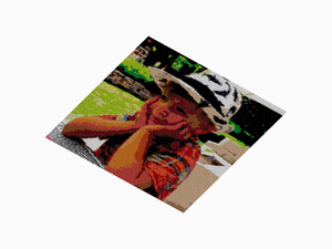 Custom Brick Mosaic