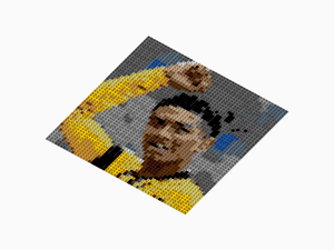 Custom Brick Mosaic