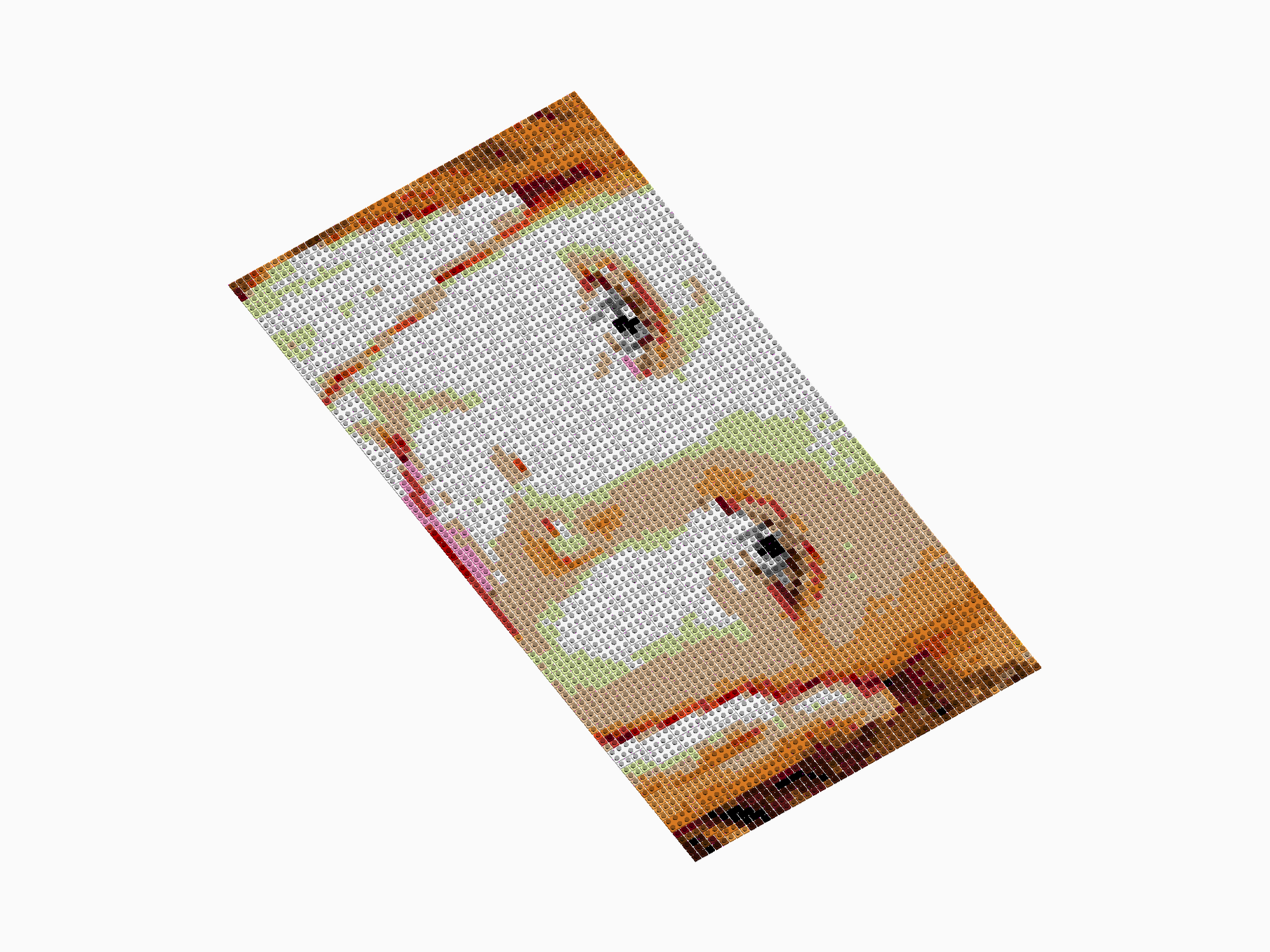 Custom Brick Mosaic