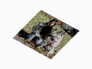 Custom Brick Mosaic