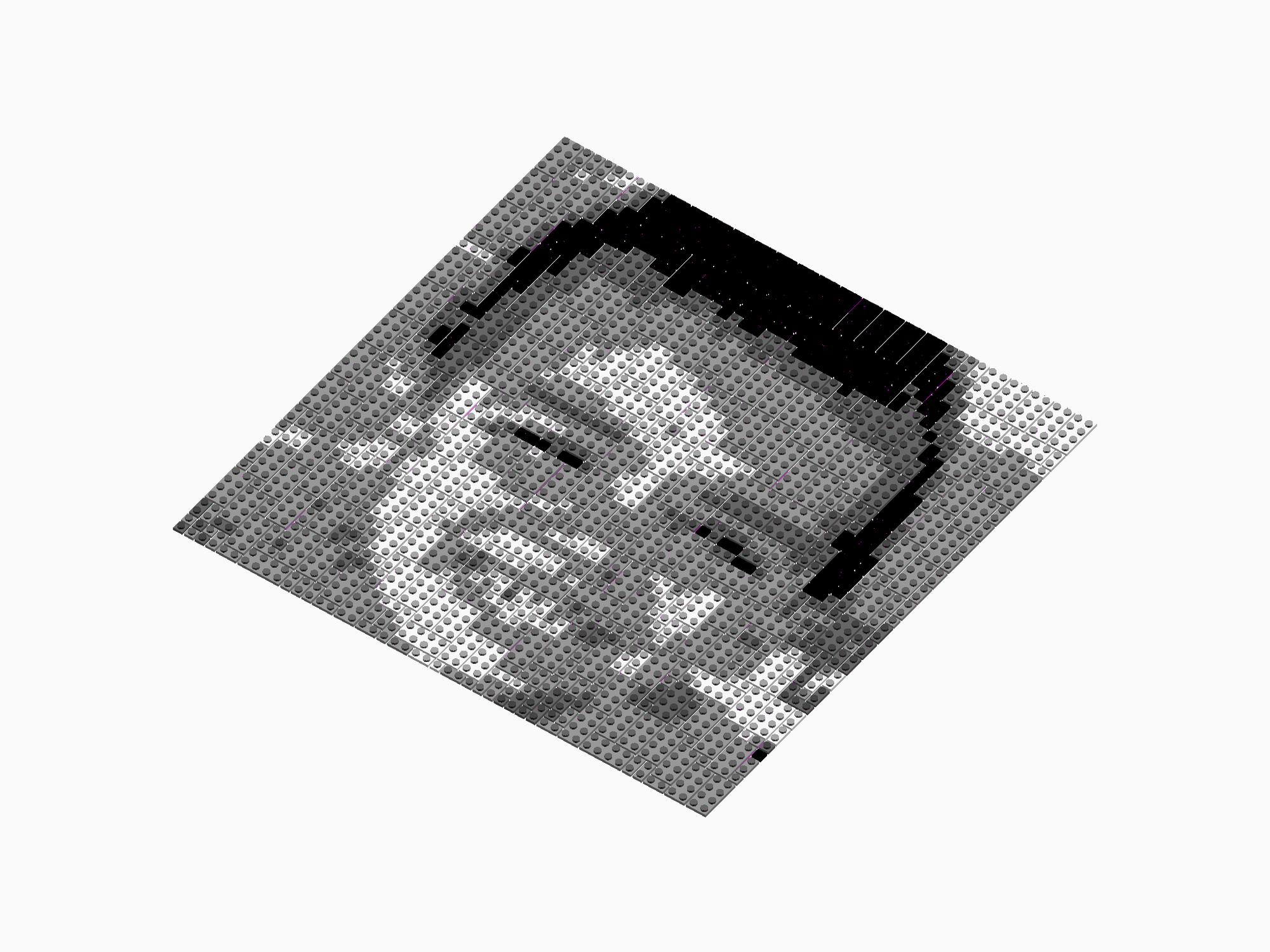 Custom Brick Mosaic