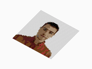 Custom Brick Mosaic