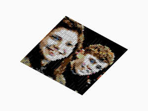 Custom Brick Mosaic