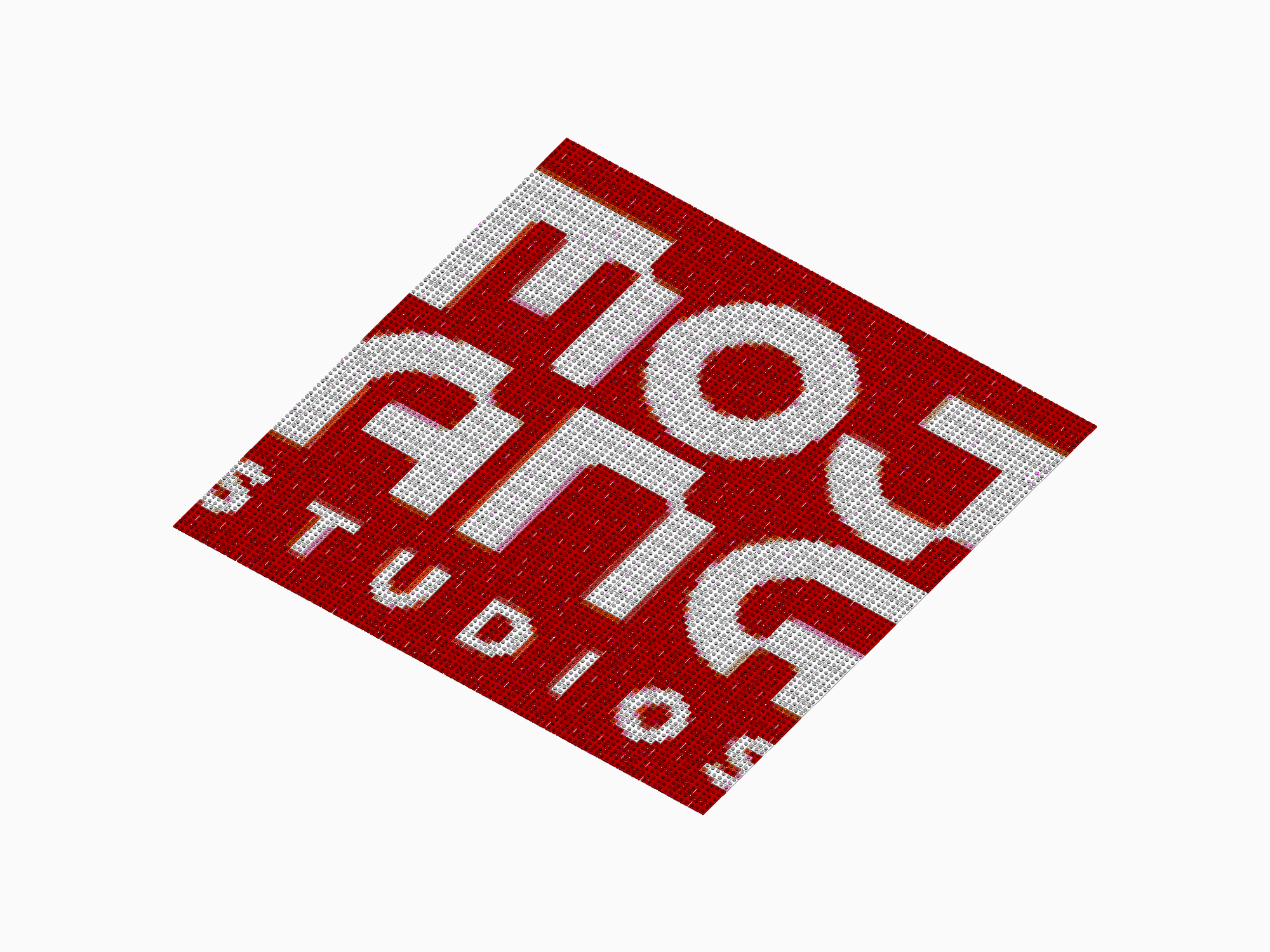 Custom Brick Mosaic