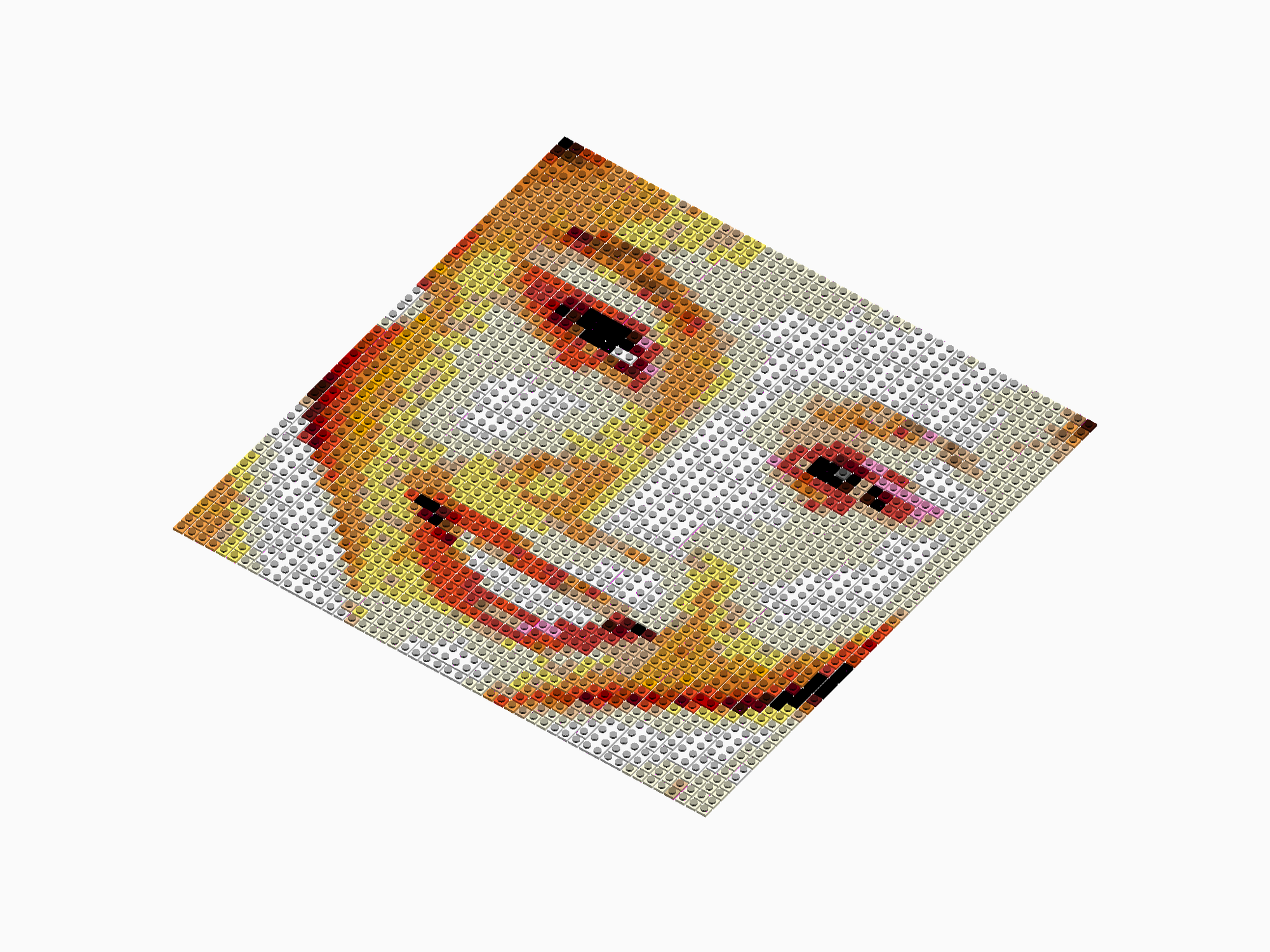 Custom Brick Mosaic