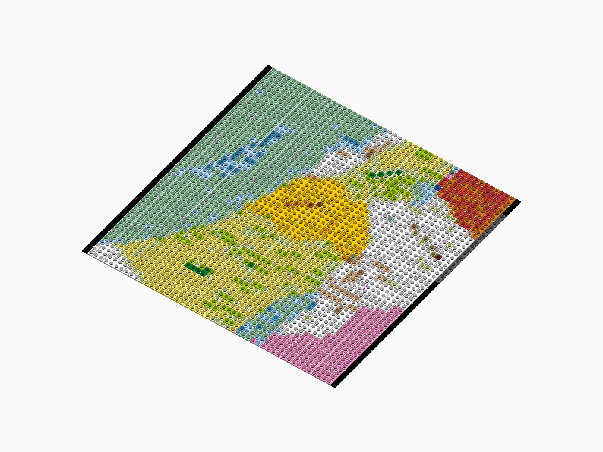 Custom Brick Mosaic
