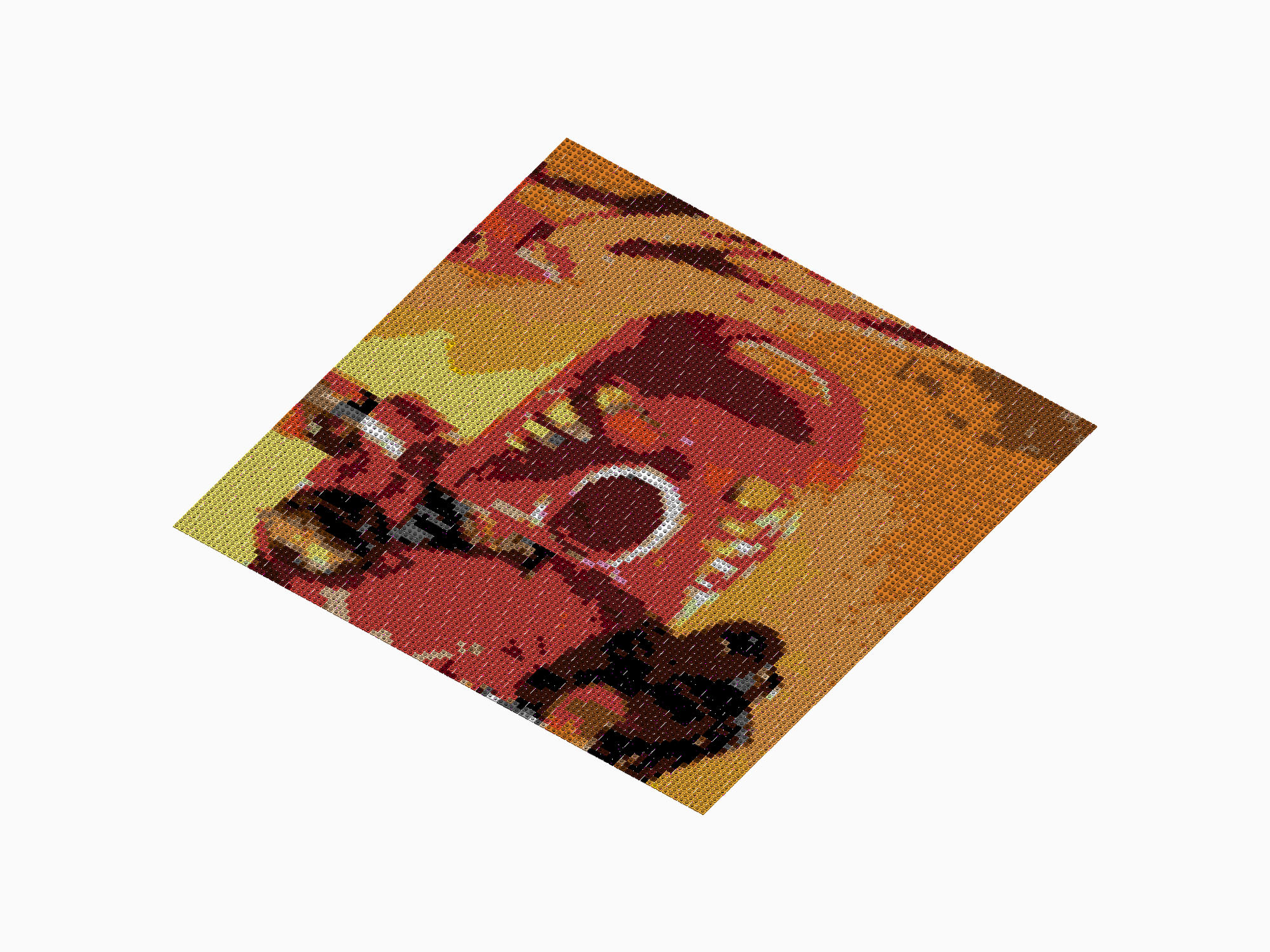 Custom Brick Mosaic