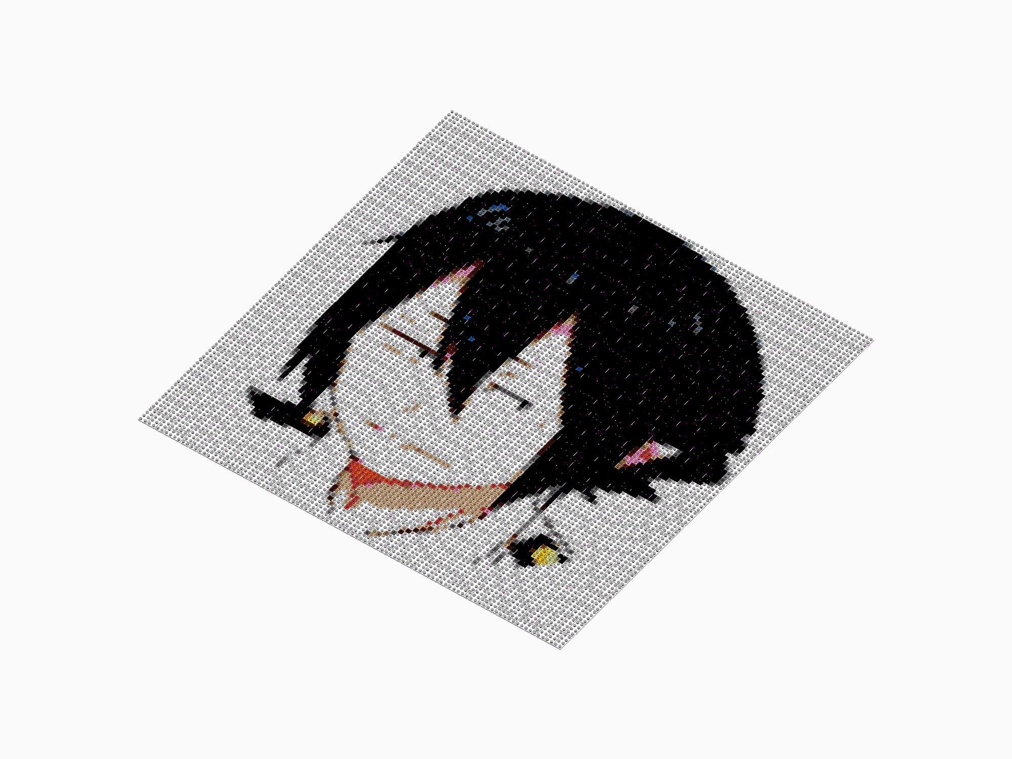 Custom Brick Mosaic