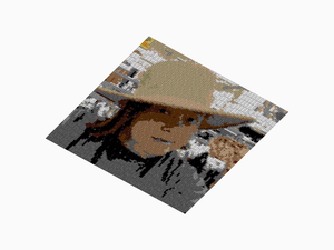 Custom Brick Mosaic