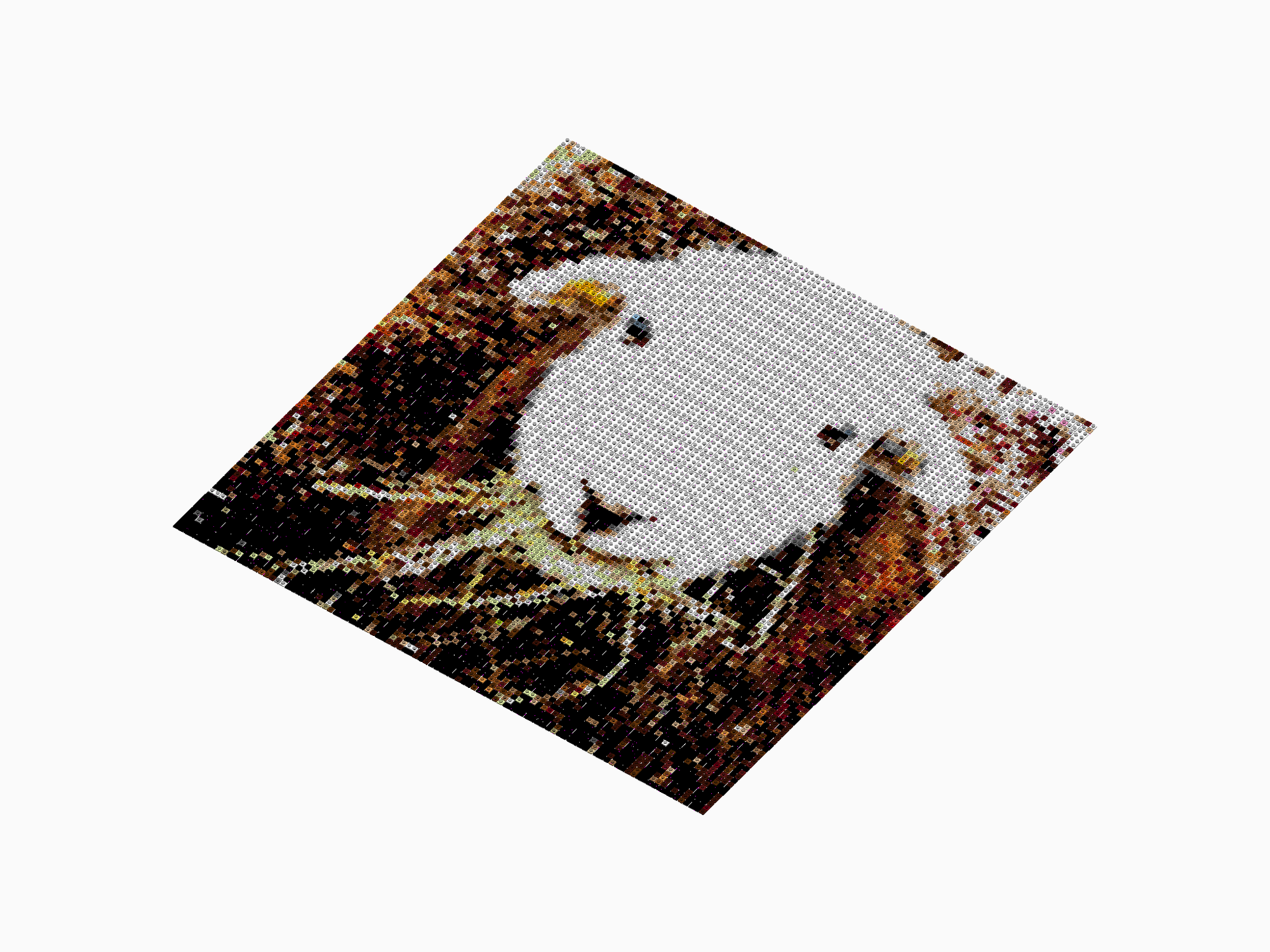Custom Brick Mosaic