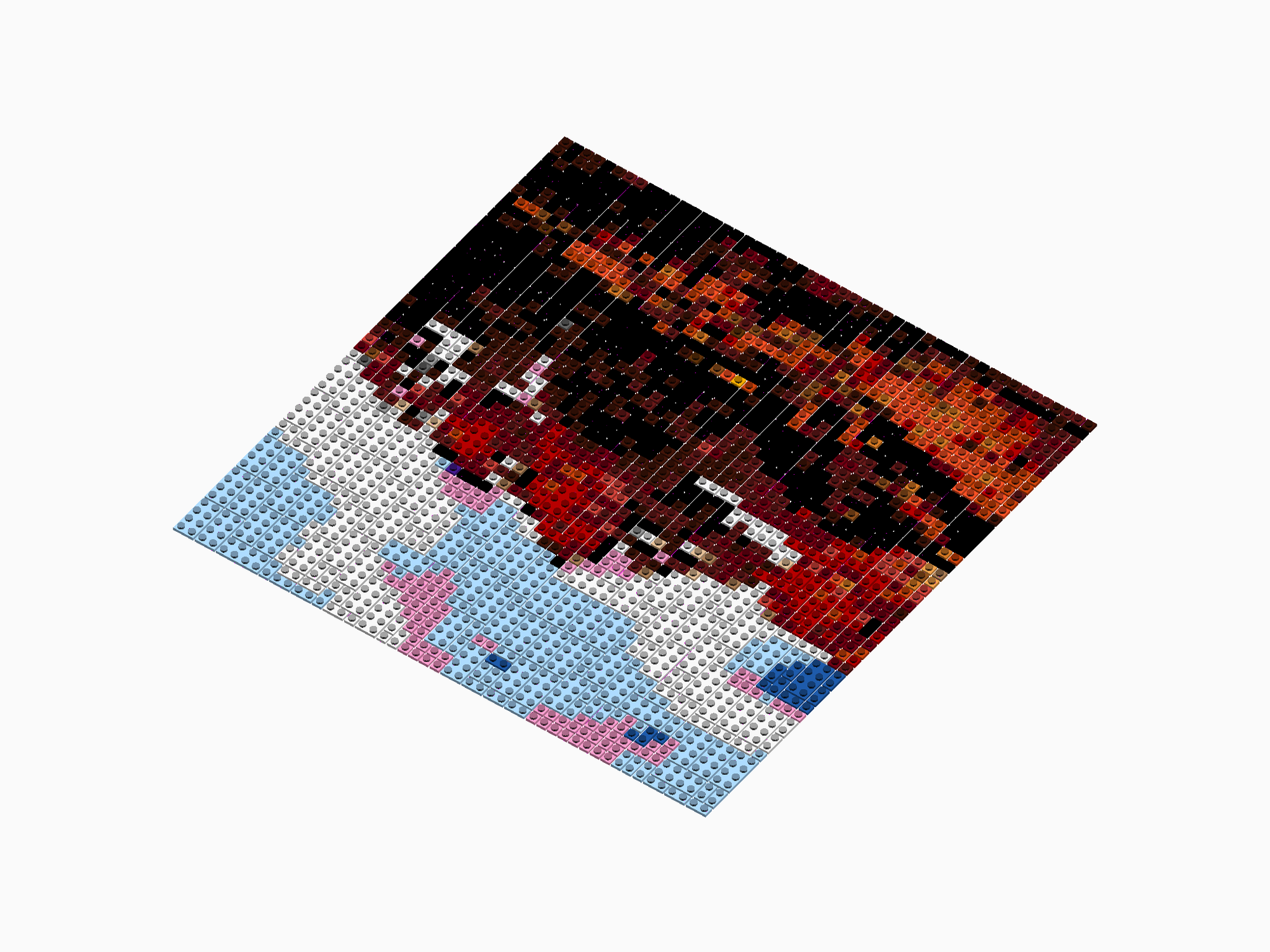 Custom Brick Mosaic