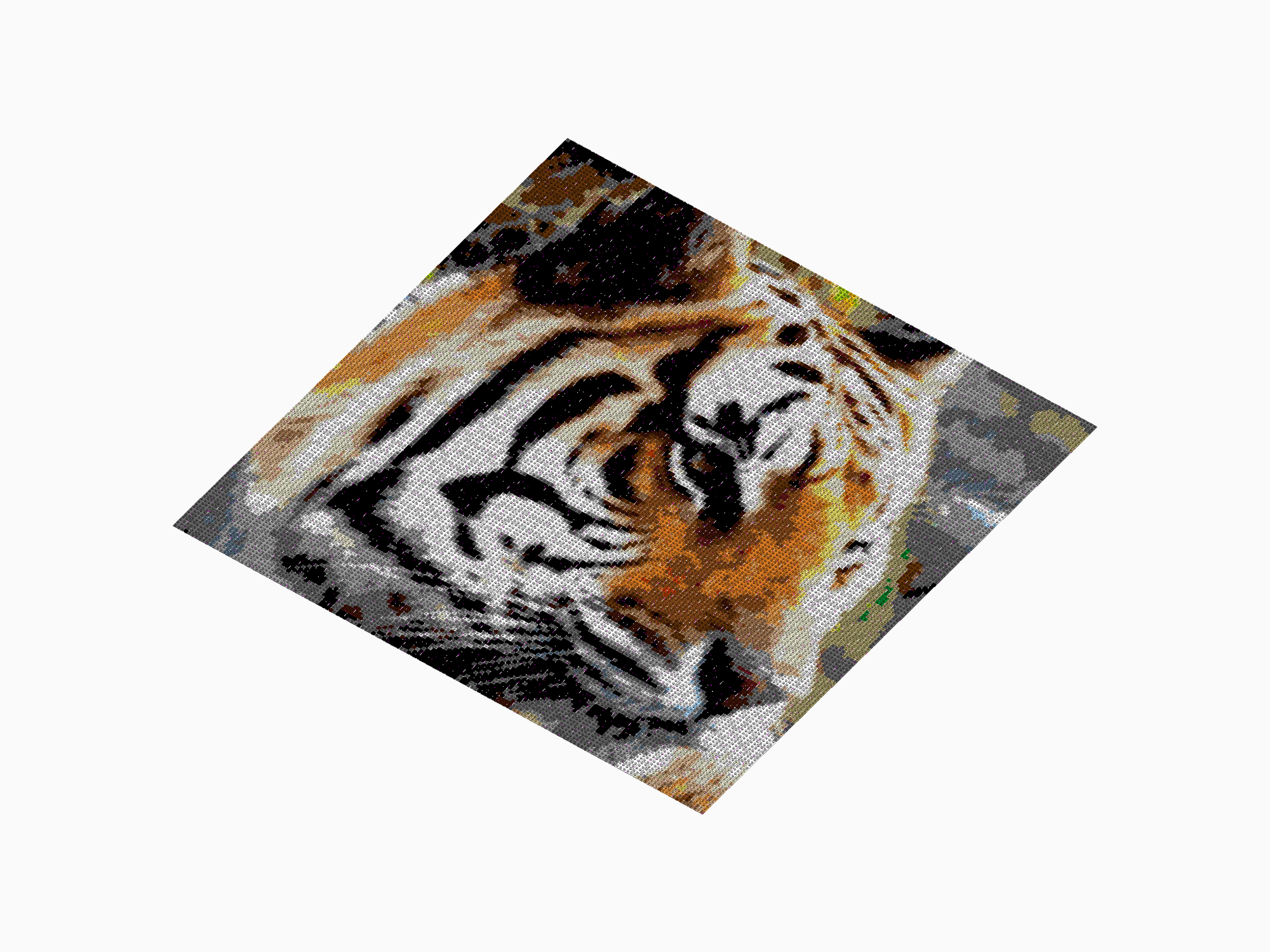 Custom Brick Mosaic