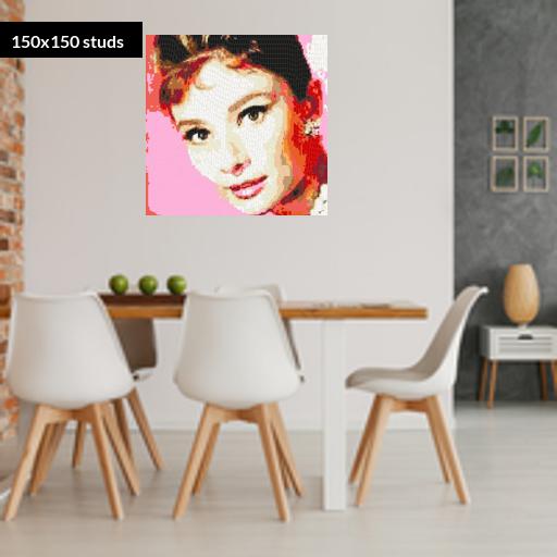 150*150studs, 120*120cm, 47.25*47.25inch