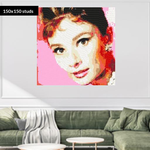 150*150studs, 120*120cm, 47.25*47.25inch