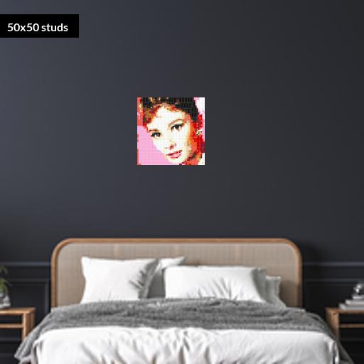 50*50studs, 40*40cm, 15.75*15.75inch