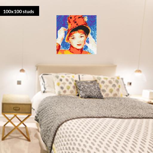 100*100studs, 80*80cm, 31.5*31.5inch