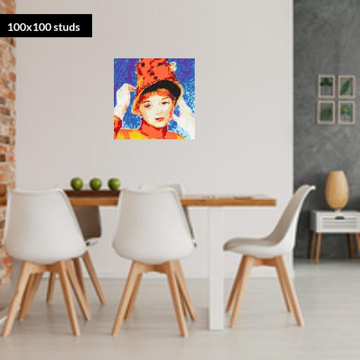 100*100studs, 80*80cm, 31.5*31.5inch