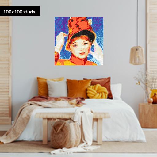 100*100studs, 80*80cm, 31.5*31.5inch