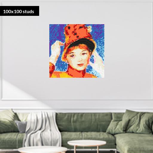 100*100studs, 80*80cm, 31.5*31.5inch
