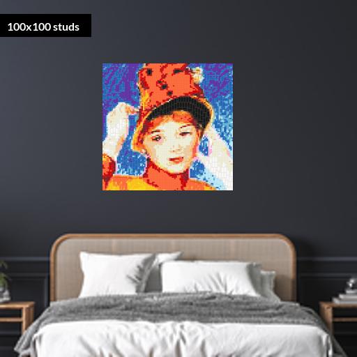 100*100studs, 80*80cm, 31.5*31.5inch