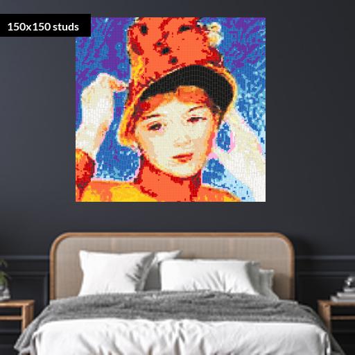 150*150studs, 120*120cm, 47.25*47.25inch
