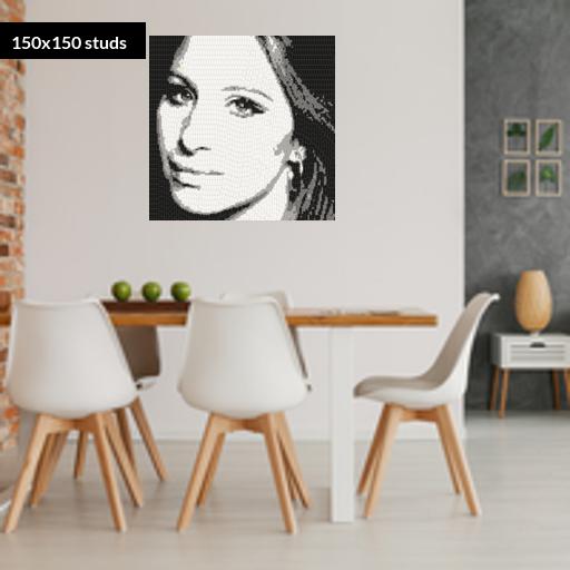 150*150studs, 120*120cm, 47.25*47.25inch