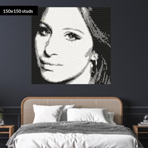 150*150studs, 120*120cm, 47.25*47.25inch