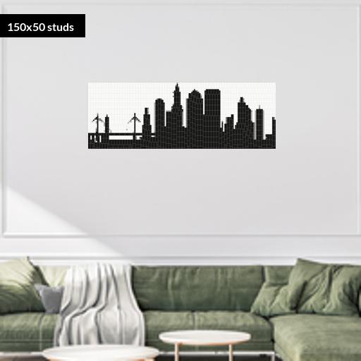 150*50studs, 120*40cm, 47.25*15.75inch