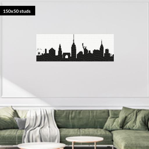 150*50studs, 120*40cm, 47.25*15.75inch