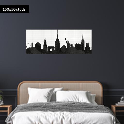 150*50studs, 120*40cm, 47.25*15.75inch