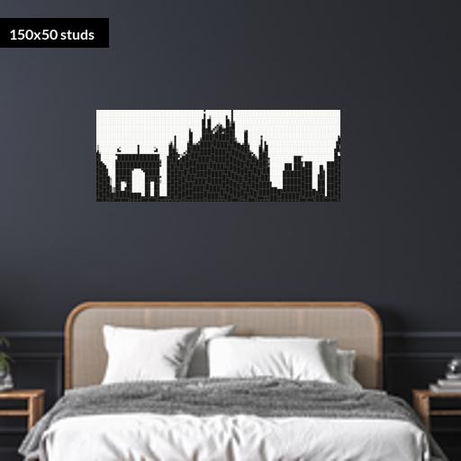 150*50studs, 120*40cm, 47.25*15.75inch