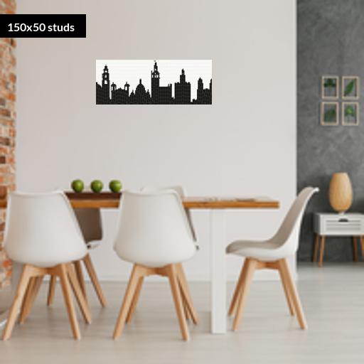 150*50studs, 120*40cm, 47.25*15.75inch
