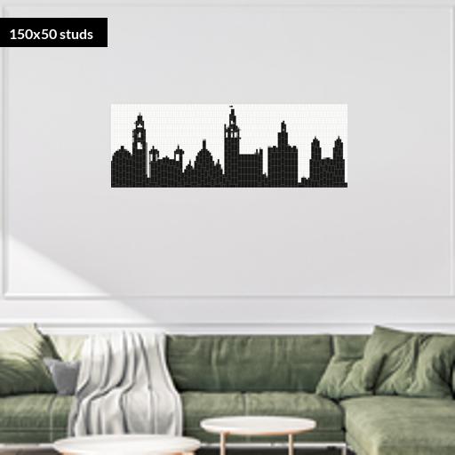 150*50studs, 120*40cm, 47.25*15.75inch