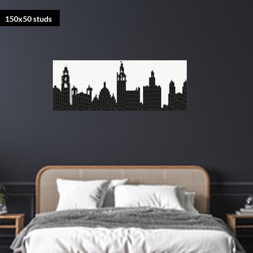 150*50studs, 120*40cm, 47.25*15.75inch
