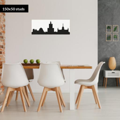 150*50studs, 120*40cm, 47.25*15.75inch