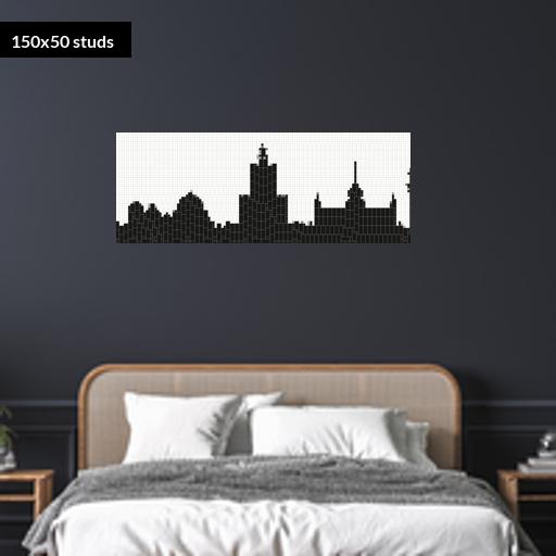 150*50studs, 120*40cm, 47.25*15.75inch