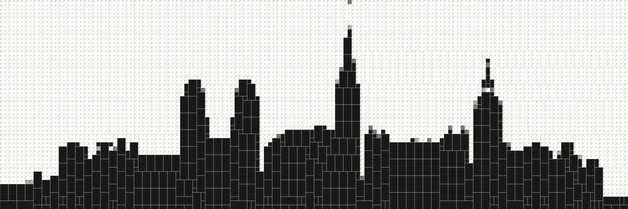 150*50studs, 120*40cm, 47.25*15.75inch