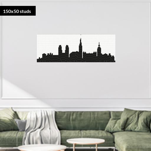 150*50studs, 120*40cm, 47.25*15.75inch
