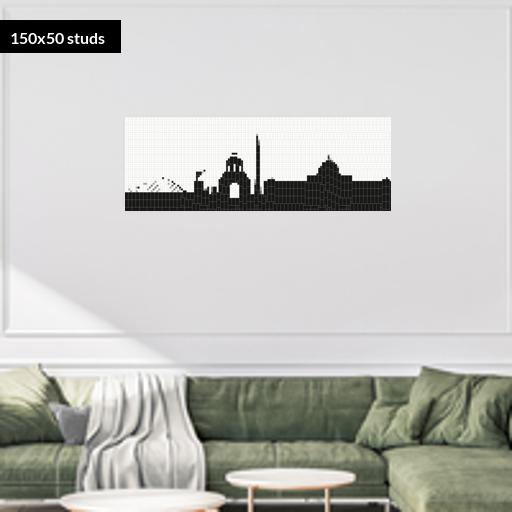 150*50studs, 120*40cm, 47.25*15.75inch