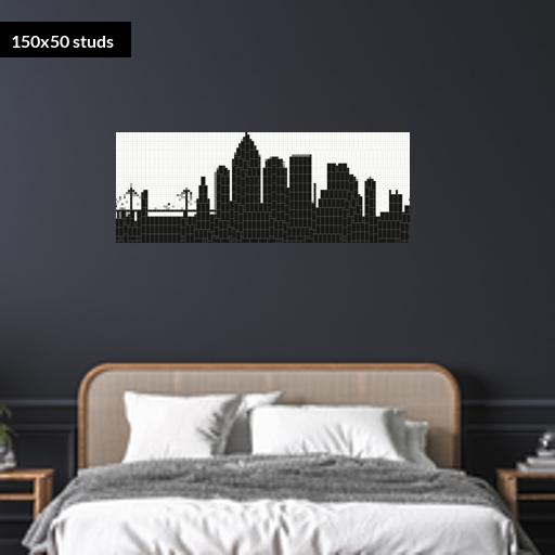 150*50studs, 120*40cm, 47.25*15.75inch