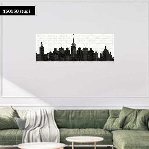 150*50studs, 120*40cm, 47.25*15.75inch