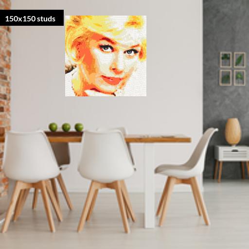 150*150studs, 120*120cm, 47.25*47.25inch