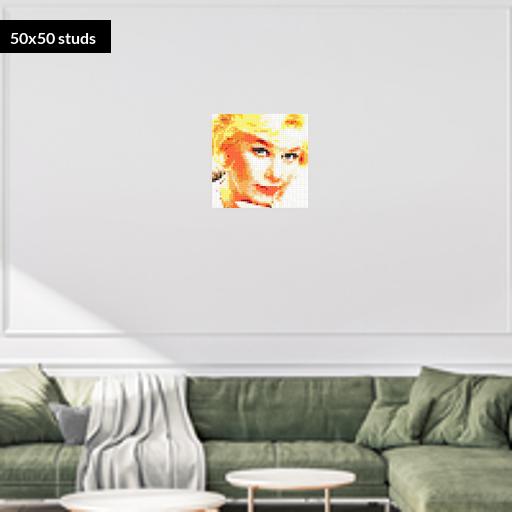 50*50studs, 40*40cm, 15.75*15.75inch