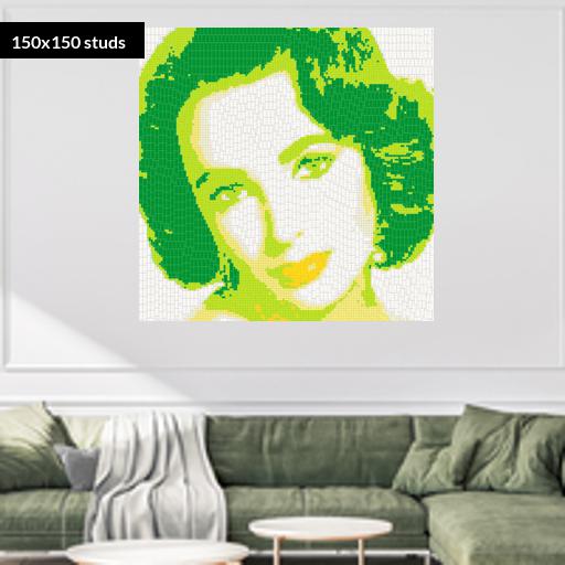 150*150studs, 120*120cm, 47.25*47.25inch