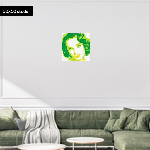 50*50studs, 40*40cm, 15.75*15.75inch