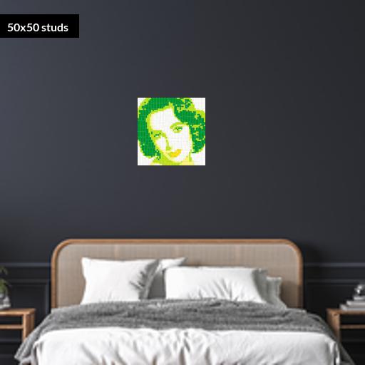 50*50studs, 40*40cm, 15.75*15.75inch