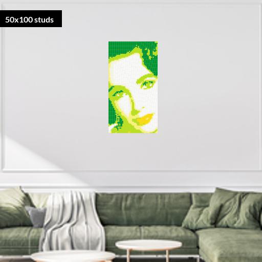 50*100studs, 40*80cm, 15.75*31.5inch