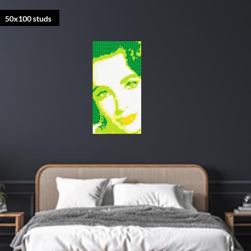 50*100studs, 40*80cm, 15.75*31.5inch