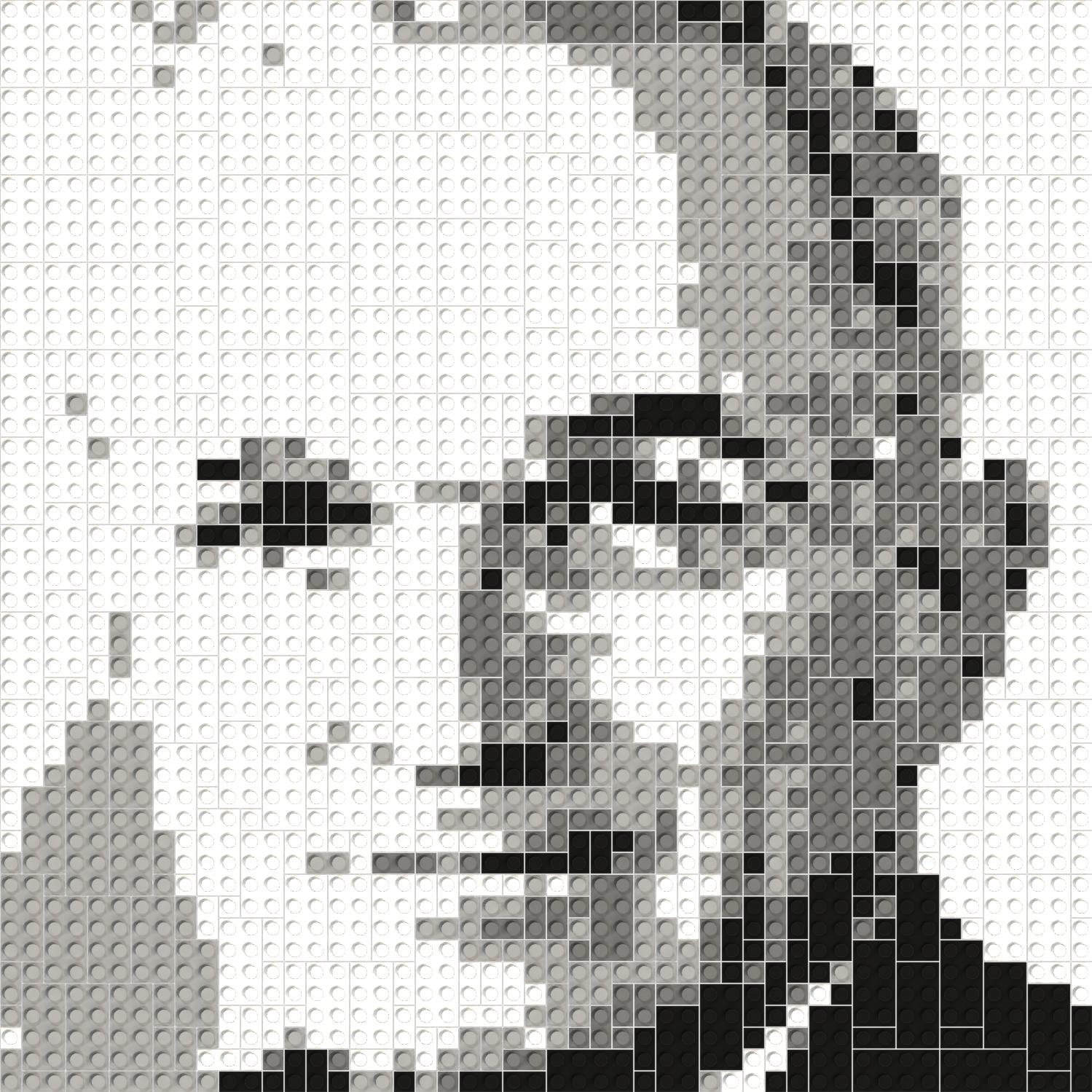 50*50studs, 40*40cm, 15.75*15.75inch
